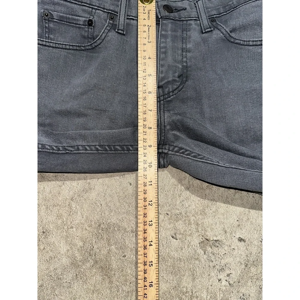 Levis 511 Jeans Men 29x30 Gray Slim Fit Straight Leg Distressed Stretch Denim‎